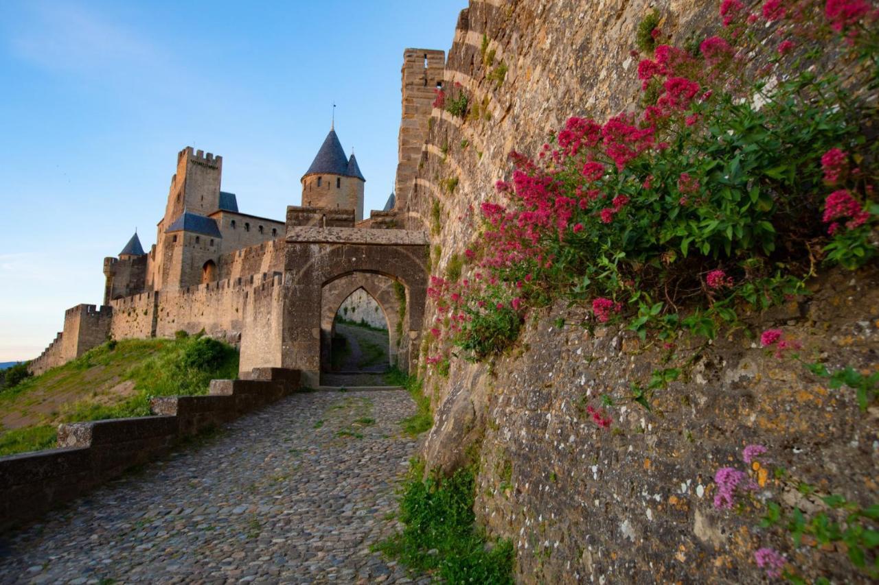 Tout Confort ! Climatisation, Centre-Ville, Parking, Terrasse, Wifi, Netflix Carcassonne Luaran gambar