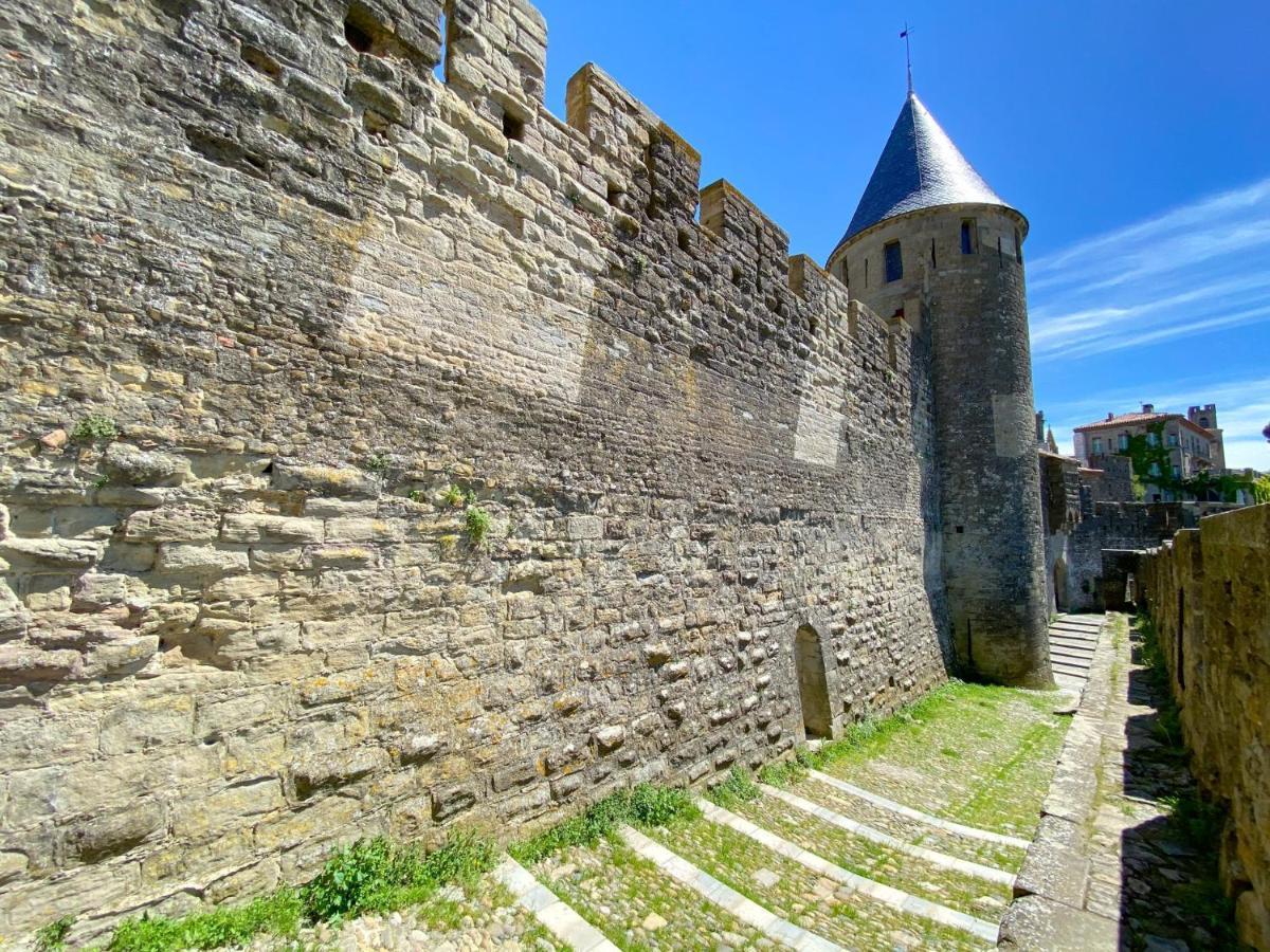 Tout Confort ! Climatisation, Centre-Ville, Parking, Terrasse, Wifi, Netflix Carcassonne Luaran gambar